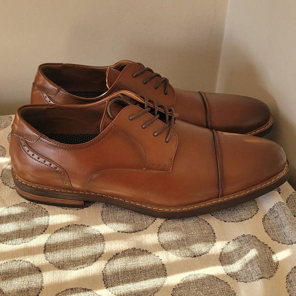 Nunn Bush Other - Nunn Bush Men's Royce Oxford Cap Toe Dress Shoe Cognac Size 11